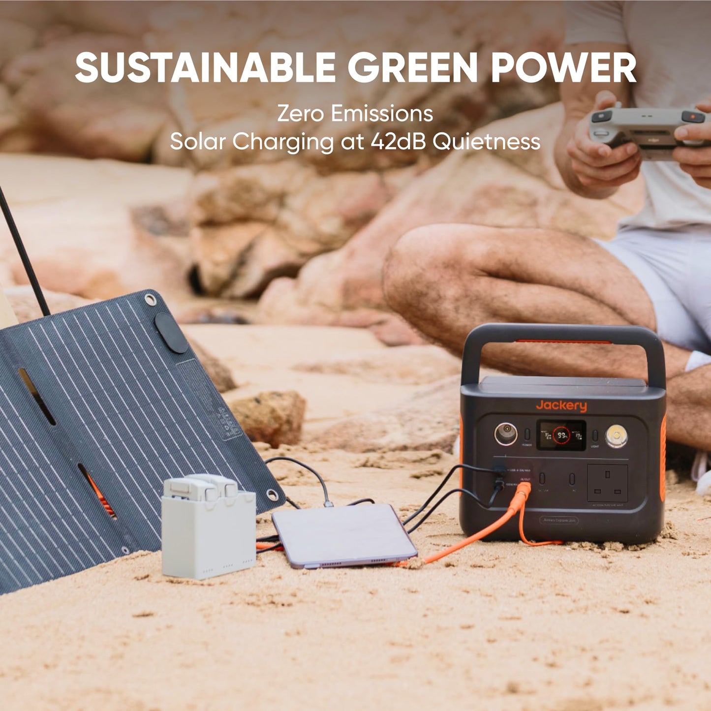 Jackery Explorer 240 v2 Portable Power Station 256Wh LiFePO4 with 300W AC Output